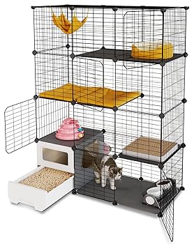 キャットケージ Amazon.co.jp: 猫 ケージ 猫 ケージ 多段 キャットケージ ケージ